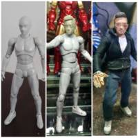 Tony Stark "the mechanic" (Iron Man) Custom Action Figure