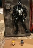 Agent Venom Unmasked and "Traditional Venom" heads (Marvel Legends) Custom Action Figure