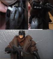 Batman V Superman: Dawn of Justice - Knightmare Batman (Movie Masters) Custom Action Figure [Gun Holder]