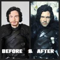 Jon Snow version 4 (Game of Thrones) Custom Action Figure