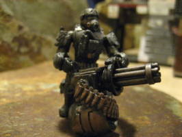 Mysterious Heavy Marine (Fallout) Custom Miniature / Figurine