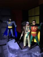 Gotham City Opera House (Batman) Custom Diorama / Playset [Gotham by moonlight. Gordon checks in with the original Dynamic Duo!]