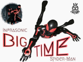 Big time Spider-Man (infrasonic-Red) (Marvel Legends) Custom Action Figure