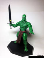 CTHU-LOO, MOTUC-style Cthulhu with its  sword, "DARK AEONS" (Masters of the Universe) Custom Action Figure