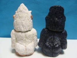 Yeti Salt and Pepper Shaker Set No.2 (Real People) Custom Other [Yeti S&P Shaker Set,Backsides]