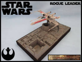 Rogue Leader X-Wing (Star Wars) Custom Diorama / Playset