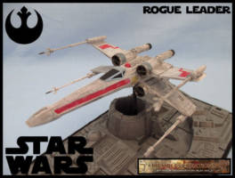 Rogue Leader X-Wing (Star Wars) Custom Diorama / Playset
