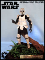 Imperial Scout Trooper (Star Wars) Custom Diorama / Playset