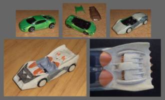 Batmobile (Super Powers) (1/64th Scale) (Super Powers) Custom Vehicle