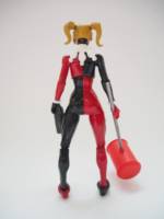 Harley Quinn (Unmasked) (Batman) Custom Action Figure [Harley Quinn unmasked custom action figure back]