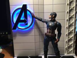 Light-Up 'Avengers' Base (Marvel Select) Custom Diorama / Playset ["Valhalla indeed...Valhalla indeeeeed..." *single tear*]