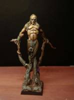 Wood Mage (Original) Custom Miniature / Figurine [Front]