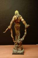 Wood Mage (Original) Custom Miniature / Figurine [Back]
