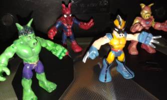 Spiderham, Ironham, Porverine, Purk Plyskool (Marvel) Custom Action Figure
