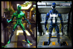 black spiderman (Marvel Legends) Custom Action Figure