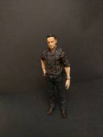 Rick Grimes (AMC Seasons 2-3) "Woodbury Assault" UPGRADED (Walking Dead) Custom Action Figure