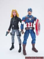 Sharon Carter Agent 13 (Civil War) (Marvel Legends) Custom Action Figure [Sharon Carter custom action figure with Captain America]