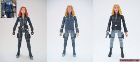 Sharon Carter Agent 13 (Civil War) (Marvel Legends) Custom Action Figure [Sharon Carter custom action figure before and after]
