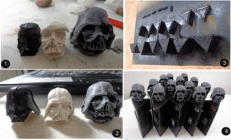 Darth Vader Burnt Helmet (Ep VII) (Star Wars) Custom Other [Vader´s Burnt making]