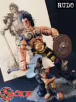 Slaine: The Horned God! (2000 AD) Custom Action Figure [Slaine and Ukko]