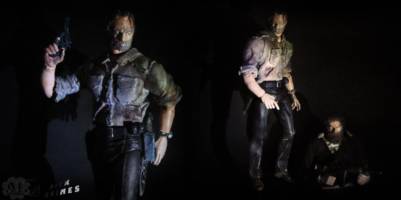 Rick Grimes The Walking Dead TV SERIES MEZCO Ft NECA Style (Walking Dead) Custom Action Figure [4]