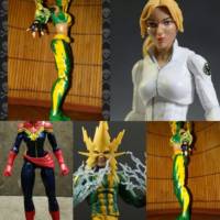 AfterShock (Electro's Daughter) (Marvel Legends) Custom Action Figure