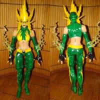 AfterShock (Electro's Daughter) (Marvel Legends) Custom Action Figure