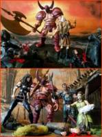 Death Adder (Golden Axe) Custom Action Figure [Destroying villages and killing off brave men and innocent people in his quest for power]