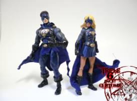 Gotham and Gotham Girl (DC Universe) Custom Action Figure