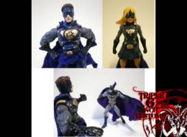 Gotham and Gotham Girl (DC Universe) Custom Action Figure