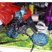 Blue Ghost Rider's Hellcycle (Marvel Legends) Custom Vehicle