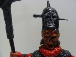 Mordor Orc Lieutenant No.IV (Lord of the Rings) Custom Miniature / Figurine [Head Shot]