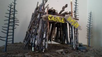 Castle Byers - The Upside Down (Stranger Things) Custom Diorama / Playset