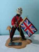 Iron Maiden Eddie the Trooper (Music) Custom Diorama / Playset