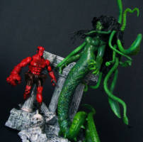 Horror Harlots: Hecate ver.2 (Hellboy) Custom Action Figure