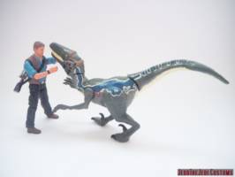 Blue the Velociraptor [3.75 inch scale] (Jurassic Park) Custom Action Figure