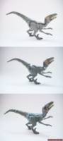 Blue the Velociraptor [3.75 inch scale] (Jurassic Park) Custom Action Figure