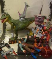 Youngstar VS Krulos with Deinonychus and Dragonfly Battle Accesoires (Diorama) Custom Diorama / Playset