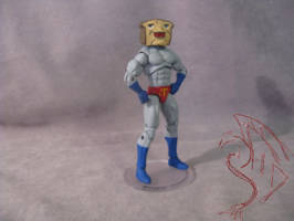 Powdered Toast Man (Ren and Stimpy) Custom Action Figure