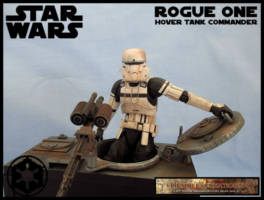 Rogue One Hovertank Commander (Star Wars) Custom Diorama / Playset