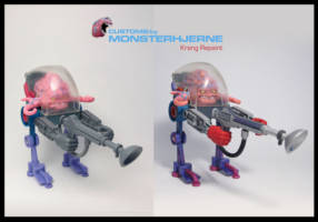 Krang repaint (Teenage Mutant Ninja Turtles) Custom Action Figure [Krang custom repaint Monsterhjerne]