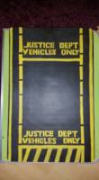 Justice Dept BIKE BAY based on Chris Weston Artwork. (Judge Dredd) Custom Diorama / Playset