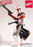 Captain Fordo (Star Wars Clone Wars) Custom Action Figure