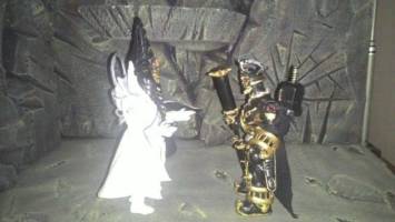 Crime Minister Yogoshimacritein (Power Rangers) Custom Action Figure [Black Cross King & Yogoshimacritein]