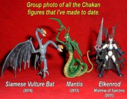 Siamese Vulture Bat (Independent Comics) Custom Miniature / Figurine