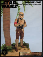 Scarif Shoretroopers - Soldier, Sergeant and Officer (Star Wars) Custom Diorama / Playset