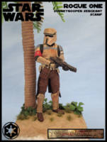 Scarif Shoretroopers - Soldier, Sergeant and Officer (Star Wars) Custom Diorama / Playset