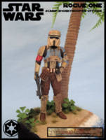 Scarif Shoretroopers - Soldier, Sergeant and Officer (Star Wars) Custom Diorama / Playset
