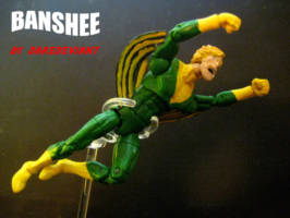 Banshee (Marvel Universe) Custom Action Figure