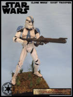 501st Clone Trooper (Star Wars Clone Wars) Custom Diorama / Playset